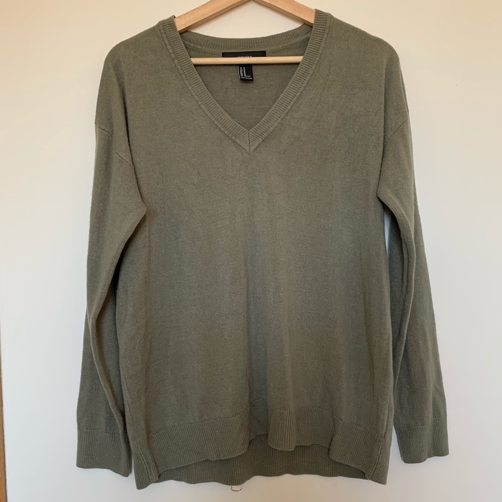 F21 Soft V-Neck Sweater
